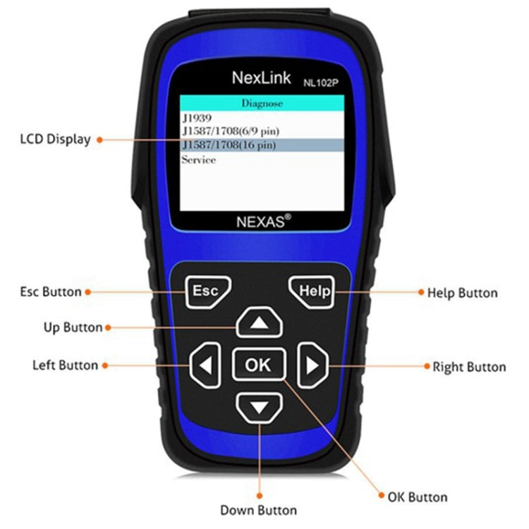 NexLink NL102P Diesel Mechanical Heavy Truck Car 2 In 1 Car Scanner OBD2 Detection, NexLink NL102P NexLink NL102P Diesel Mechanical Heavy Truck Car 2 In 1 Car Scanner OBD2 Detection, NexLink NL102P